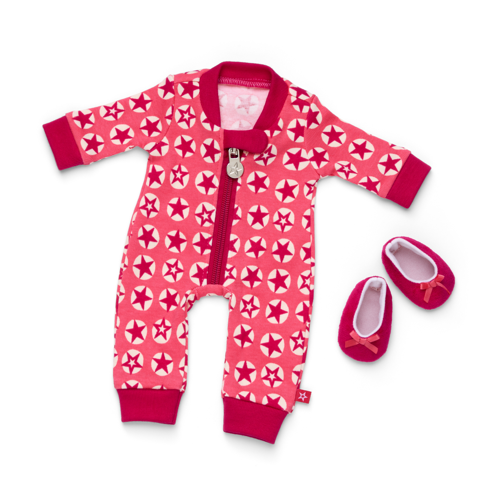 American Girl® x Hanna Andersson Berry Bright Stars Pajamas for Bitty Baby® Dolls P3