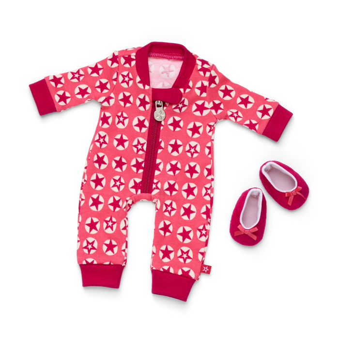 American Girl® x Hanna Andersson Berry Bright Stars Pajamas for Bitty Baby® Dolls P3