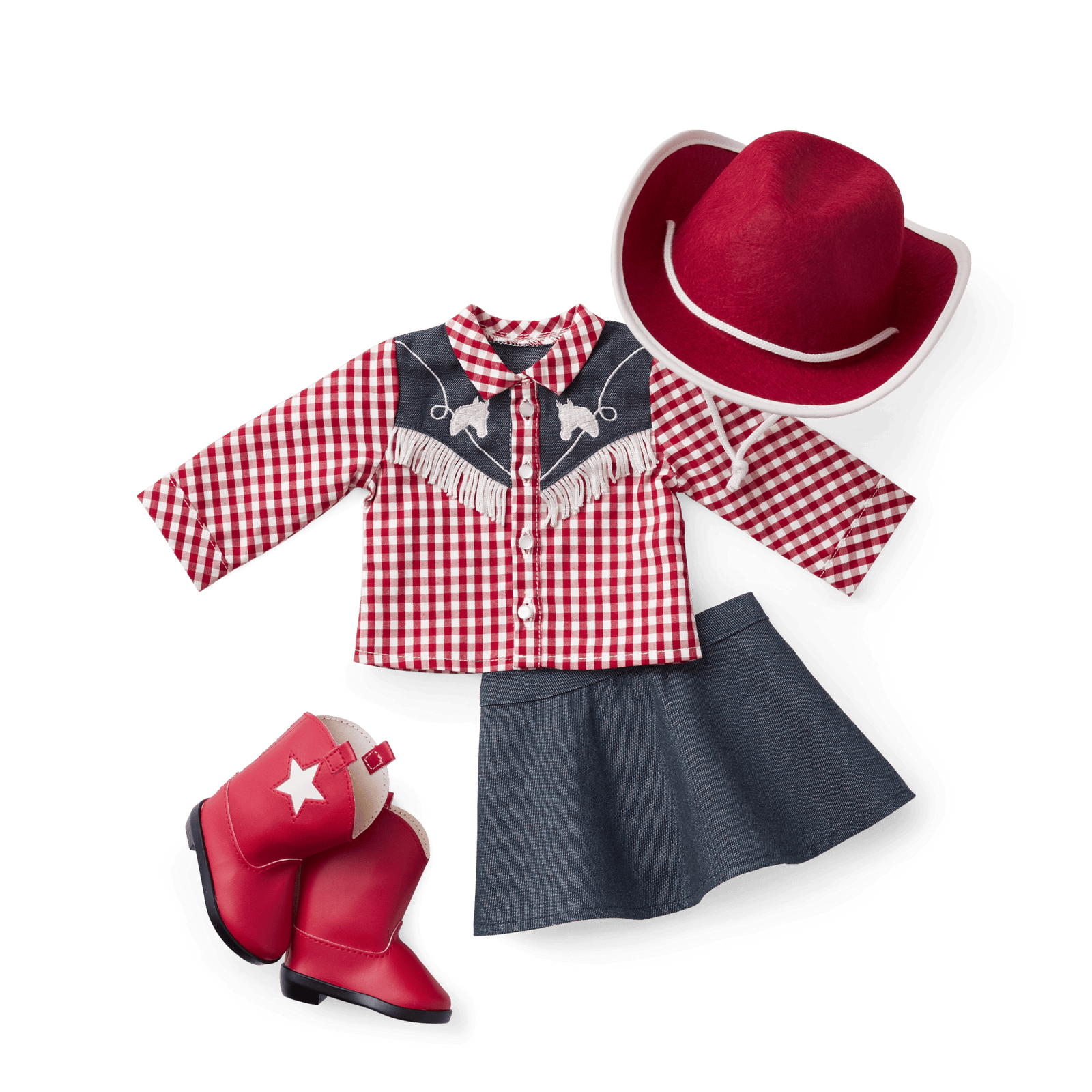 Maryellen's™ Cowgirl Costume for 18-inch Dolls (Historical Characters) N5