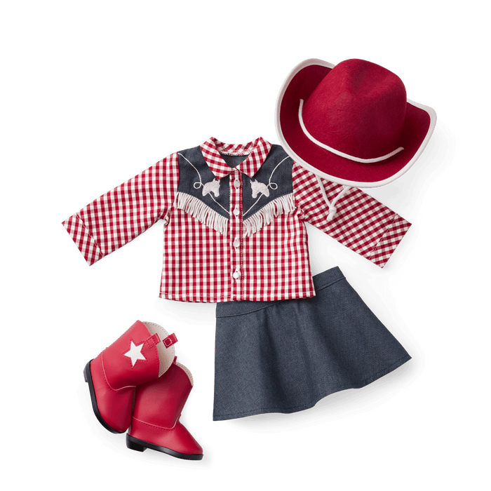 Maryellen's™ Cowgirl Costume for 18-inch Dolls (Historical Characters) N5