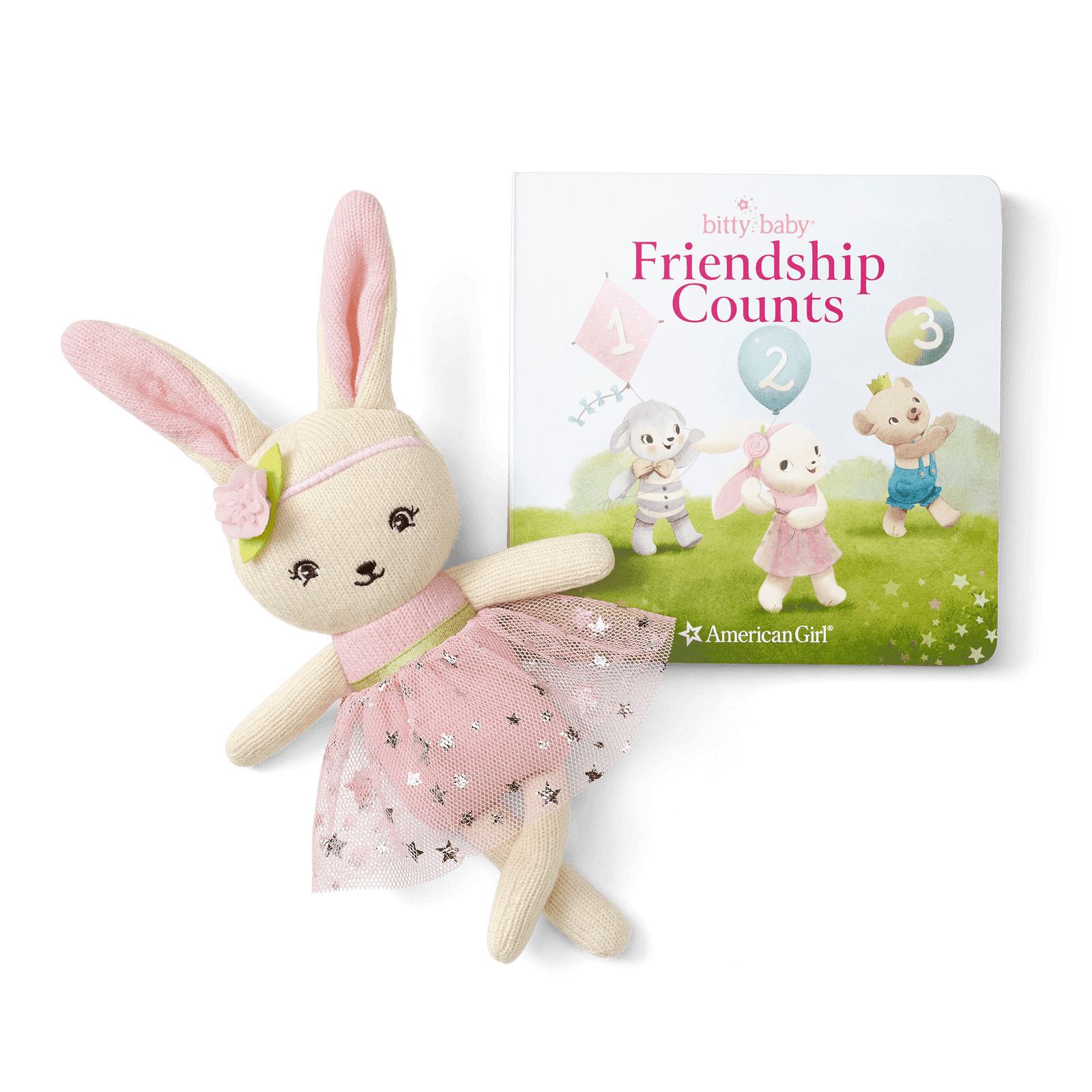 Bitty’s™ Bunny Friend & Friendship Counts Board Book N5