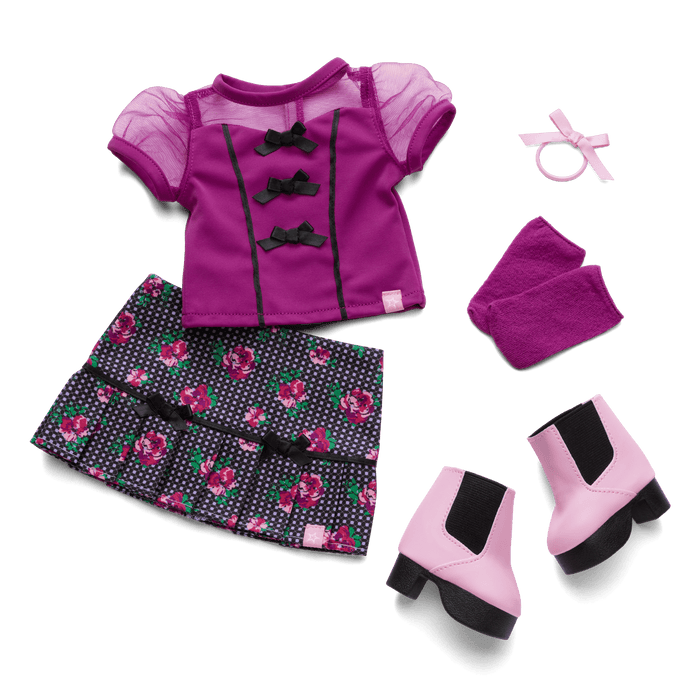 Bows & Blooms Outfit for 18-inch Dolls O6