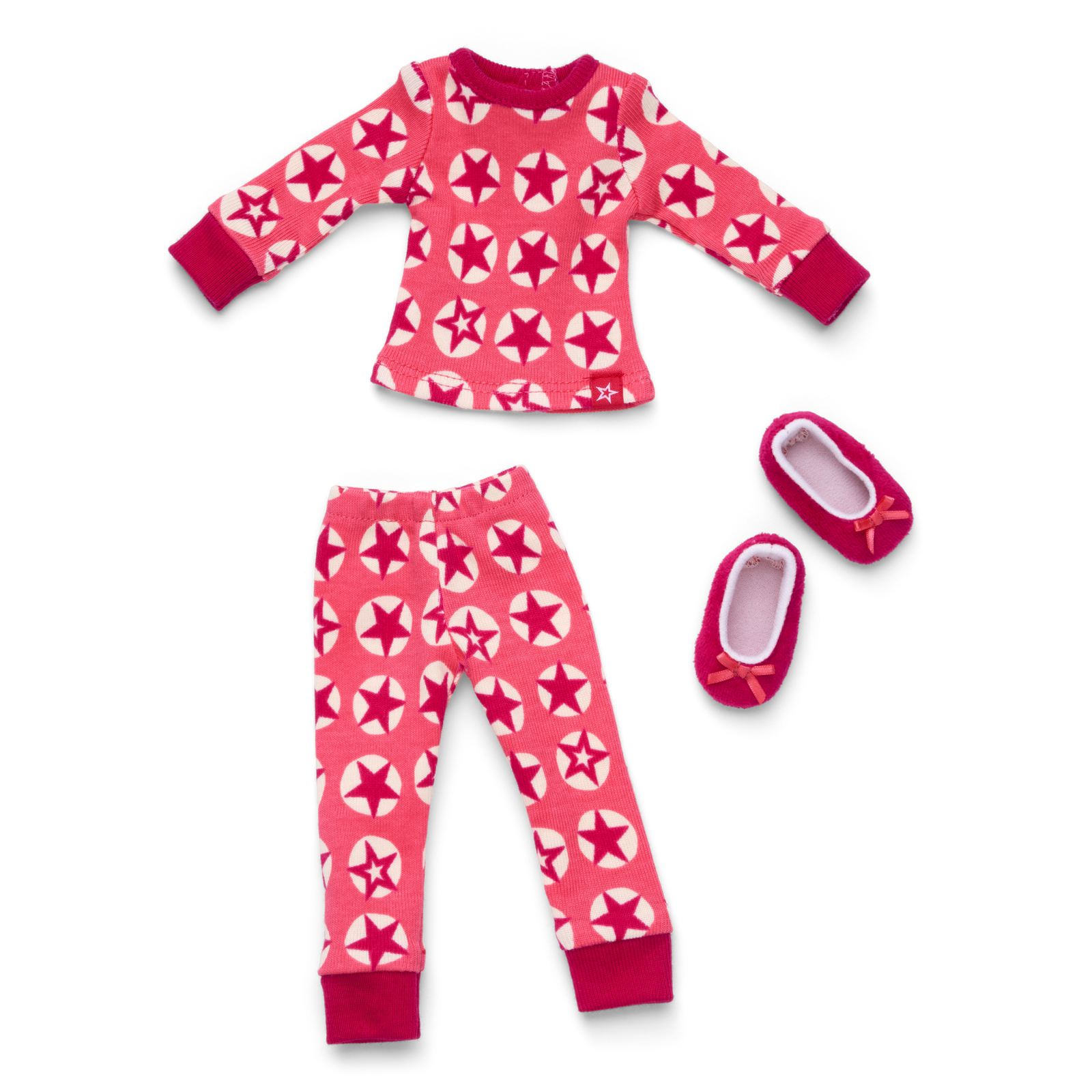 American Girl® x Hanna Andersson Berry Bright Stars Pajamas for 14.5-inch Dolls Q1
