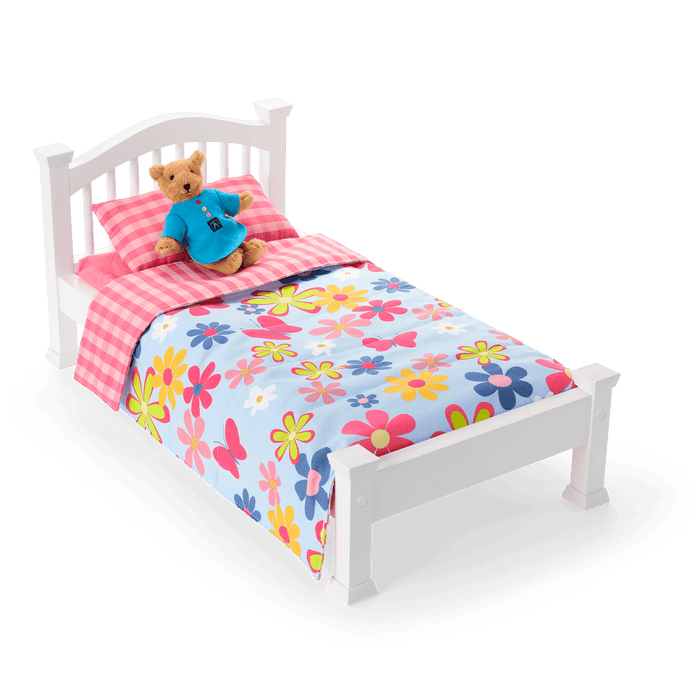 Isabel’s™ Bed & Floral Dreams Bedding Set for 18-inch Dolls (Historical Characters) M1