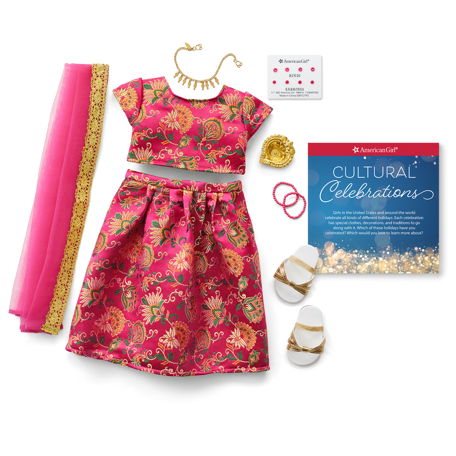Diwali Celebration Outfit for 18-inch Dolls P5