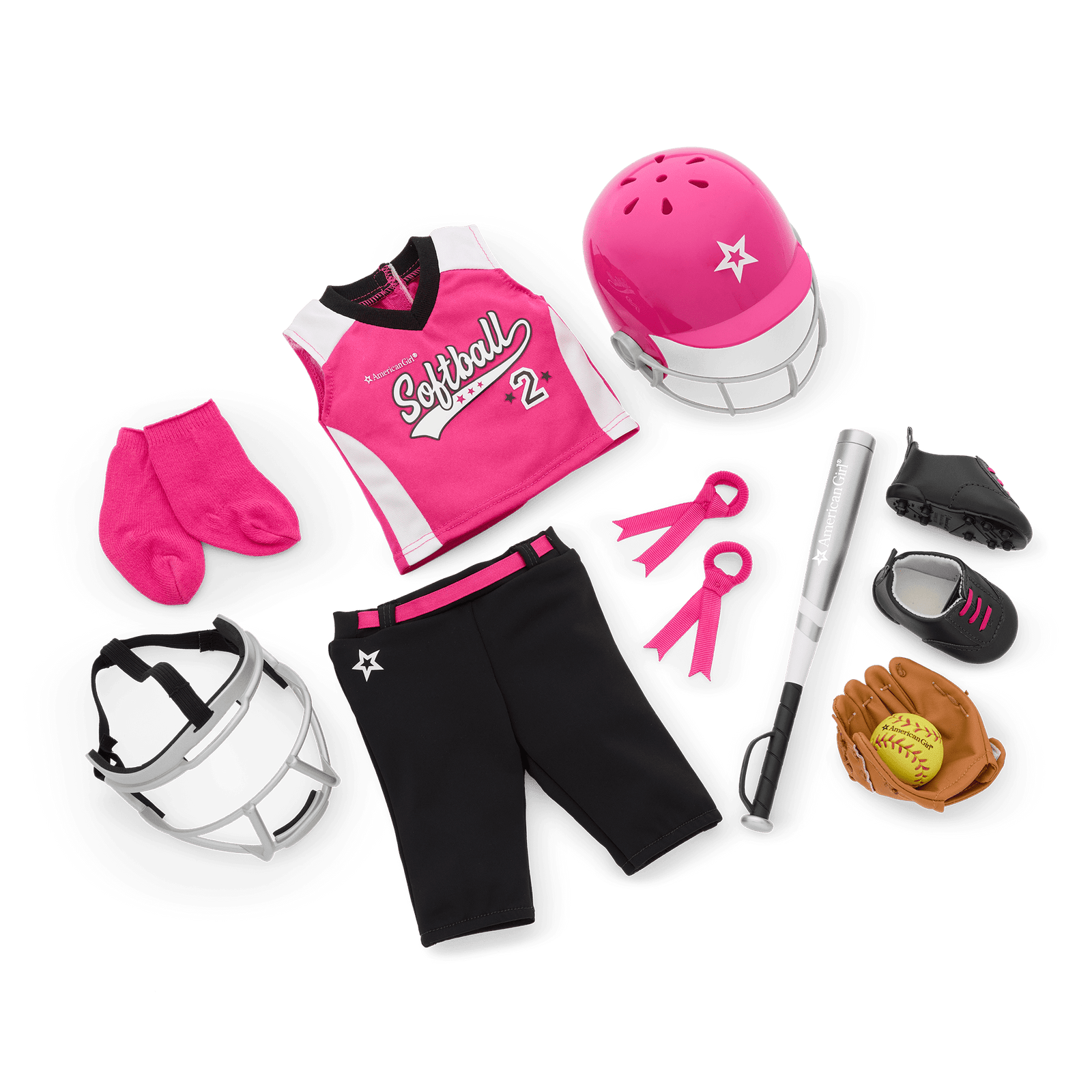 Softball Star Uniform for 18-inch Dolls R3