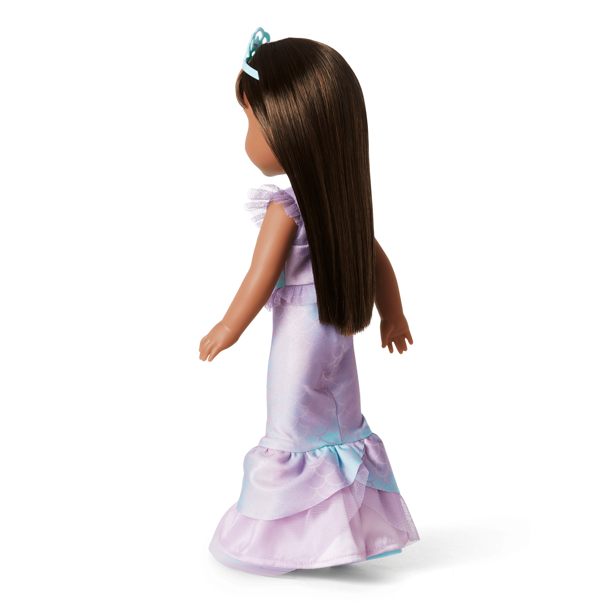 2-in-1 Sparkly Mermaid Outfit for WellieWishers™ Dolls N4
