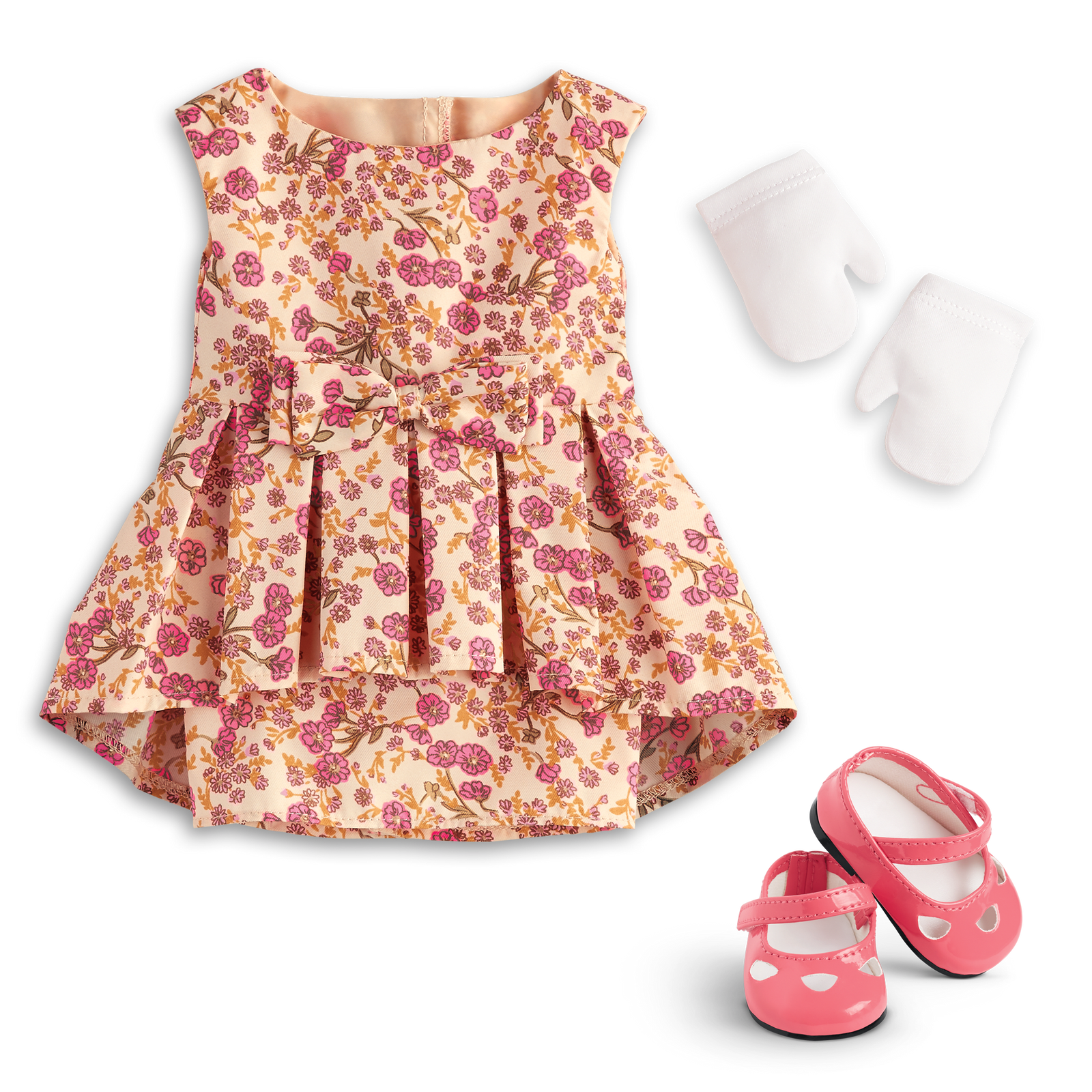 Melody’s™ Fancy Floral Dress for 18-inch Dolls (Historical Characters) P6