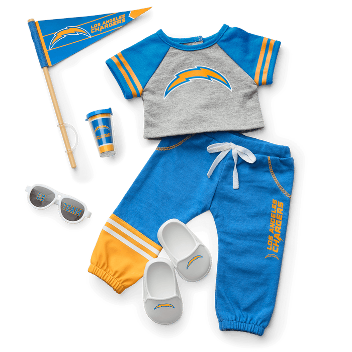 American Girl® x NFL Los Angeles Chargers Fan Outfit & Accessories for 18-inch Dolls P9