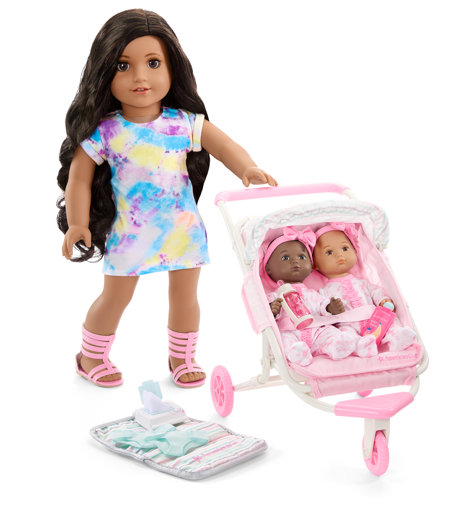 Little Bitty Baby™ Double Stroller Set for 7.75-inch Dolls R1