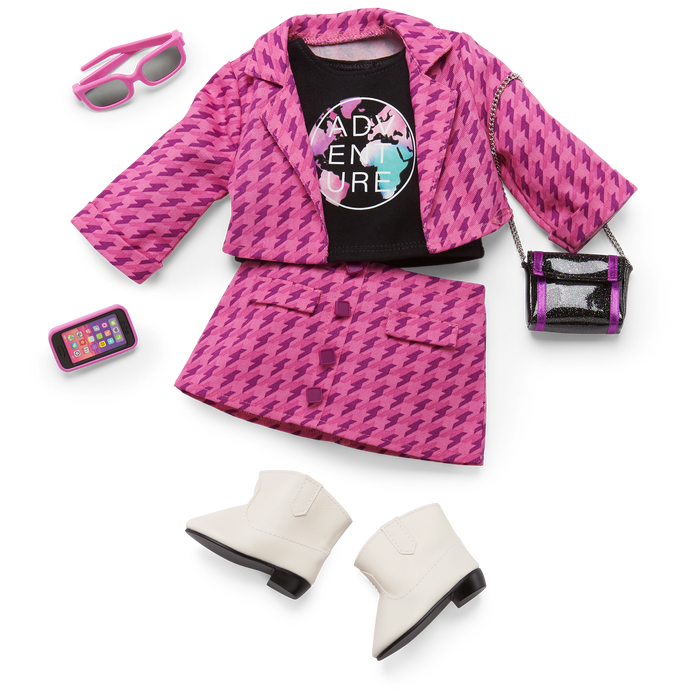 Fun in the City Travel Outfit for 18-inch Dolls O2