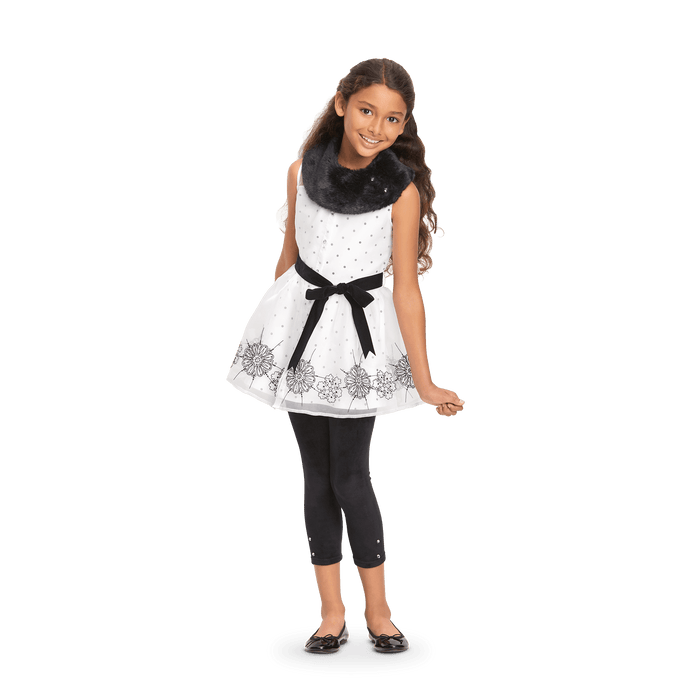 Let It Snow Tunic for Girls M9