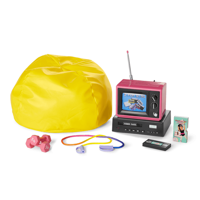 Courtney‘s™ TV & Fitness Accessories for 18-inch Dolls (Historical Characters) N9