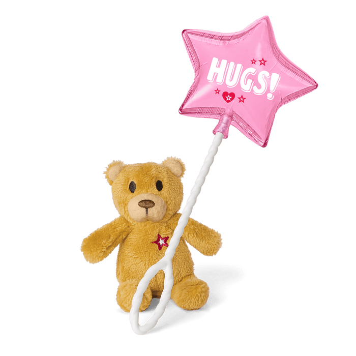 Hugs and Well Wishes Balloon & Bear for 18" Dolls O8