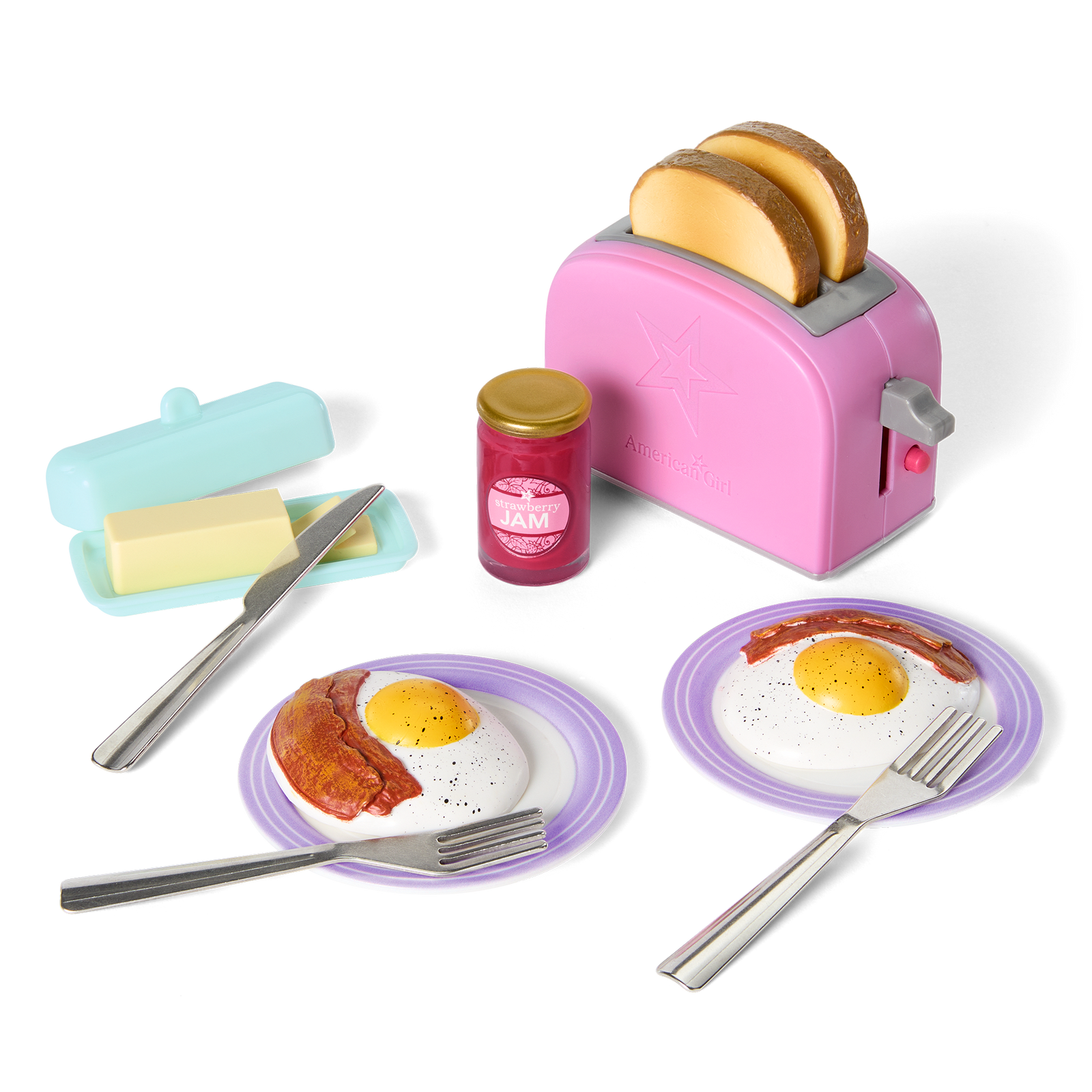 Breakfast for Two Set for 18-inch Dolls N2