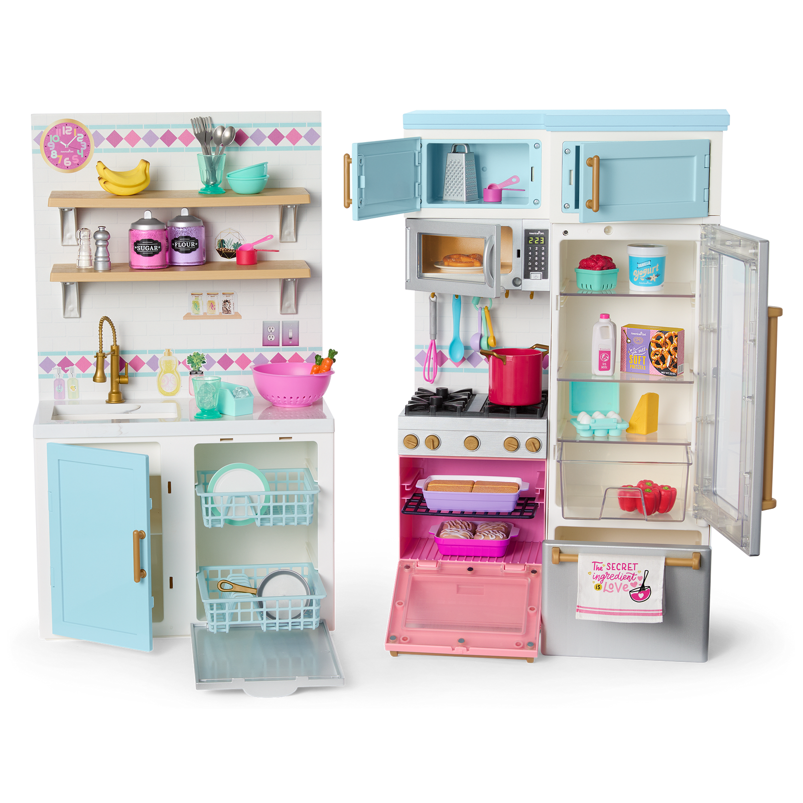 American Girl® Gourmet Kitchen for 18-inch Dolls Q9